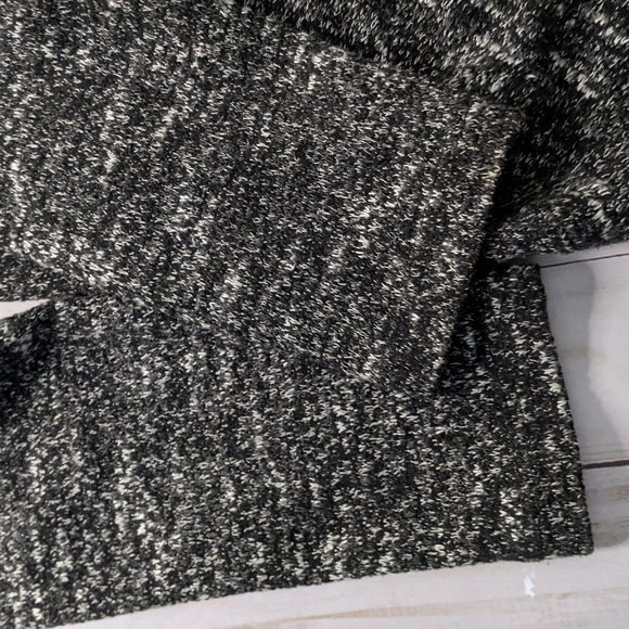 Aeropostale Comfy Long Cardigan Sweater Coat Black/white - Small - Picture 3 of 5